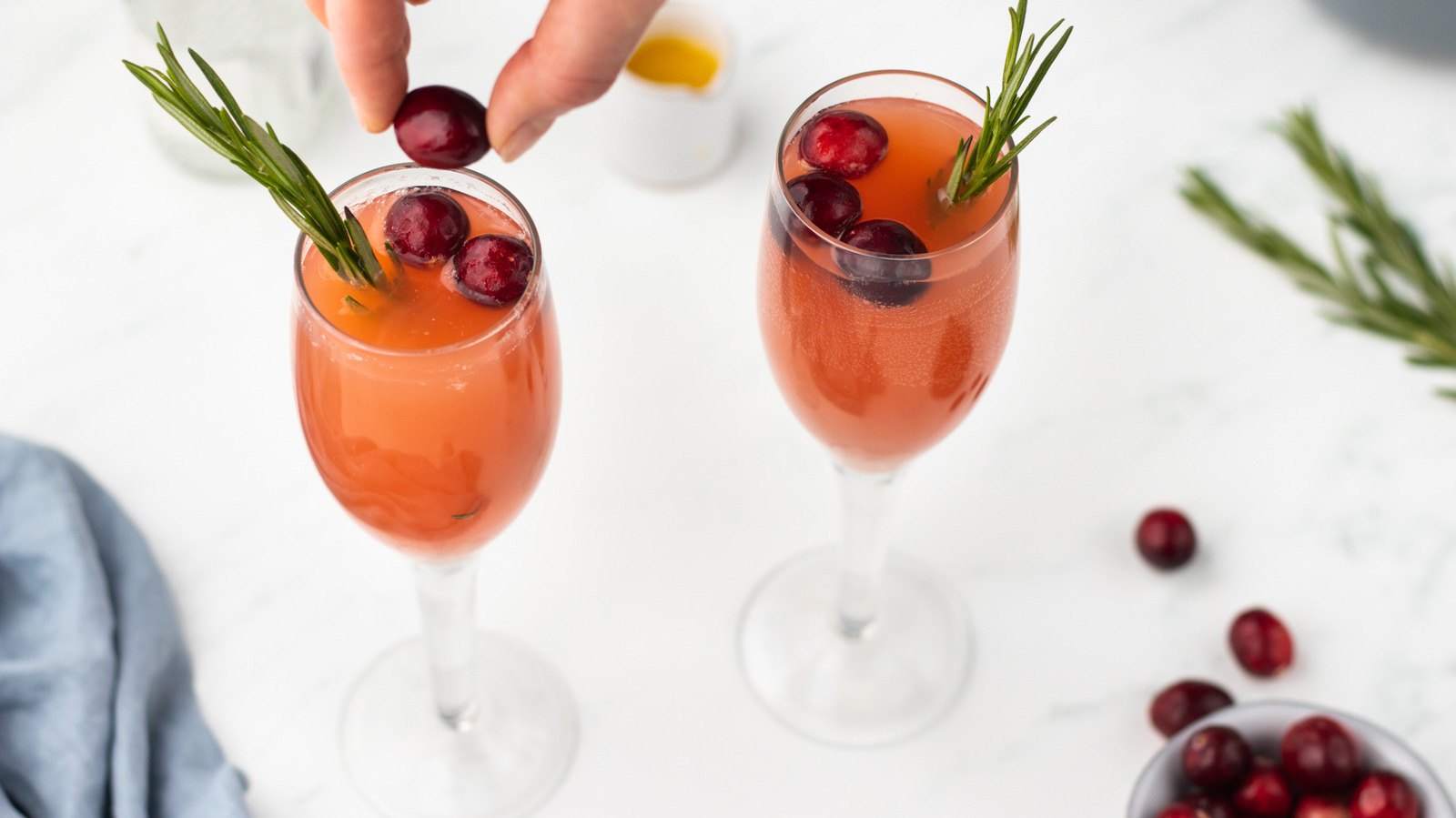 Festive Cranberry Mimosa Recipe