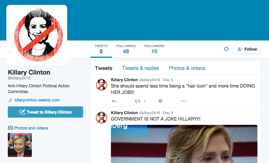 ‘Killary Clinton’ PAC Earns High School Students a Visit from the Feds