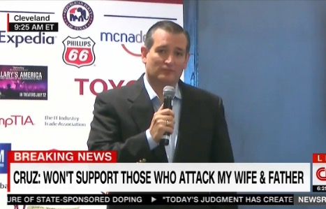 Cruz Defends Speech: Trump Attacked My Wife, I’m Not Going to Be ‘Servile Puppy Dog’