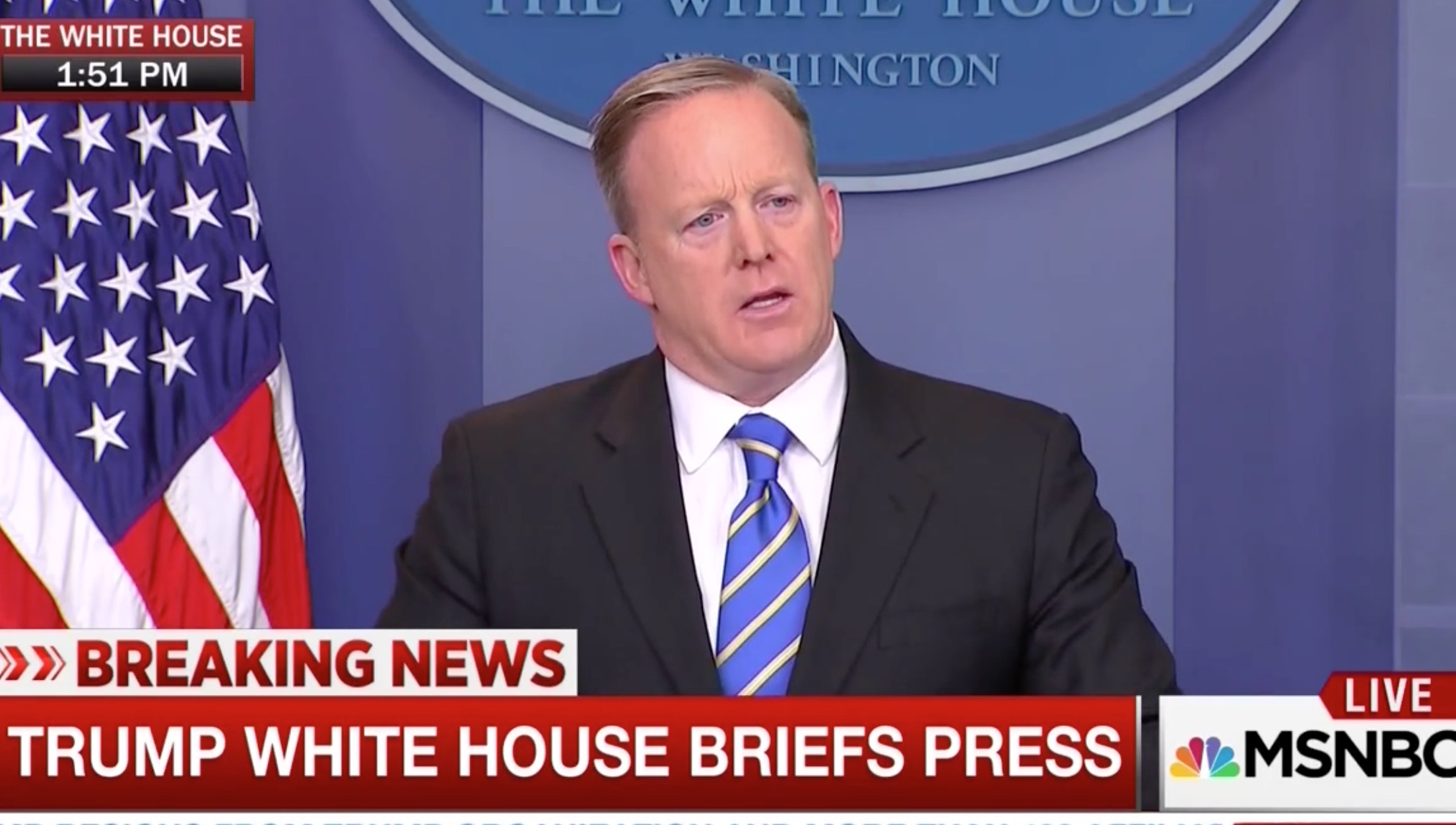 Sean Spicer Again Eschews the AP by Taking First Question From This Conservative Outlet