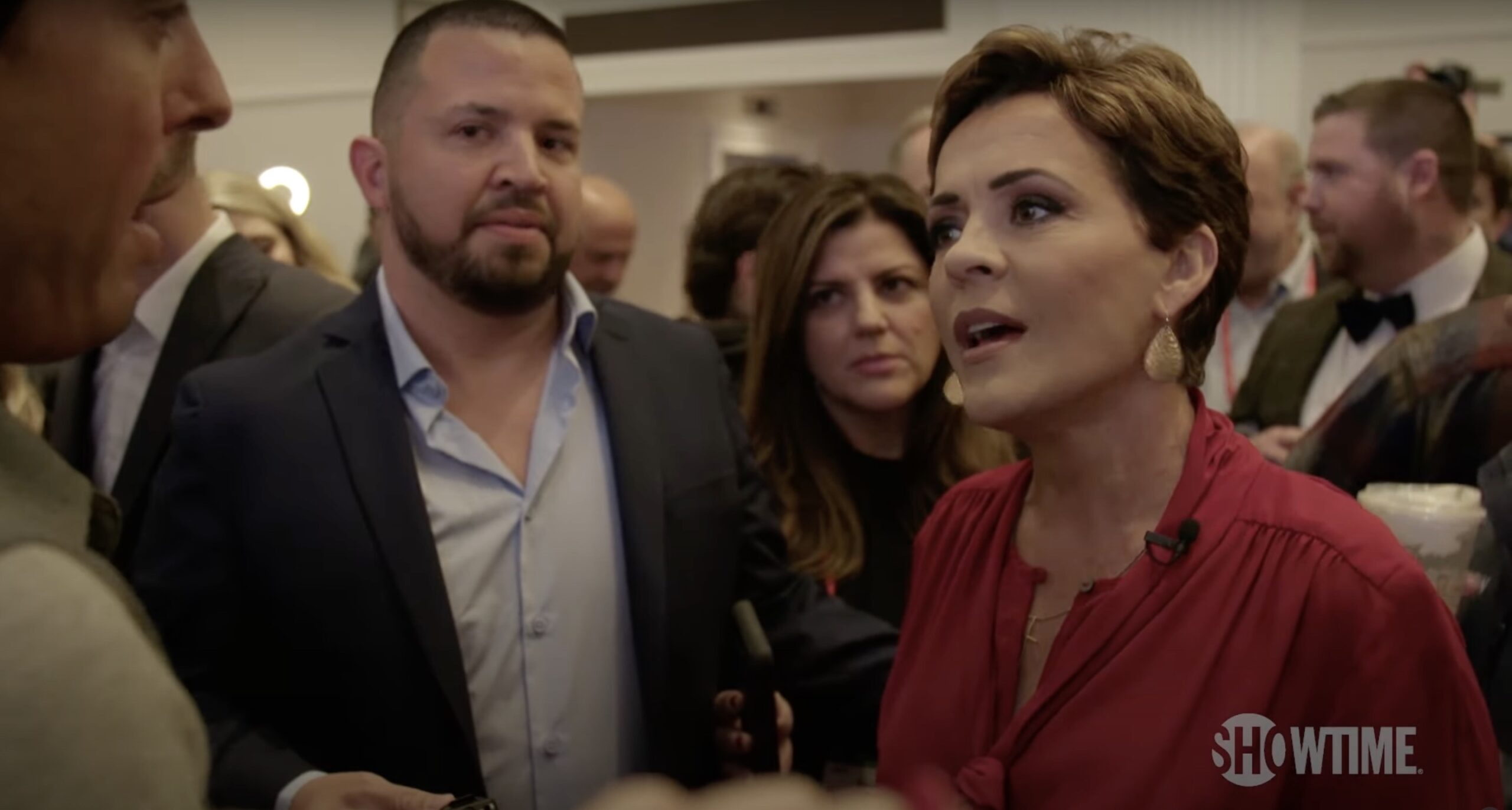 The Circus' Tim Miller Confront Kari Lake on Election Lies, Gets Outfit Insulted