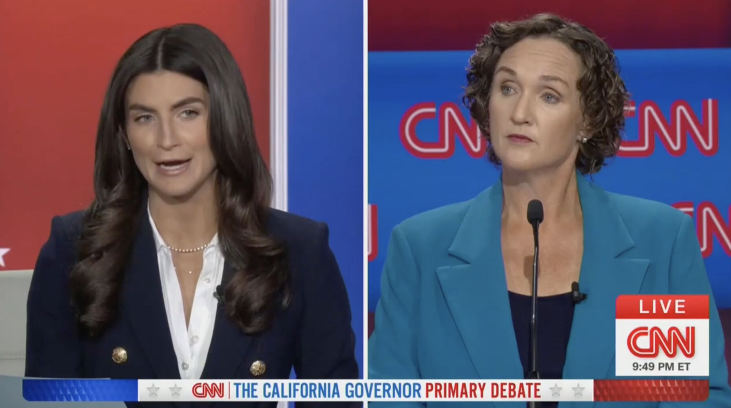 Kaitlan Collins Asks Katie Porter About ‘F*** Trump’ Comment