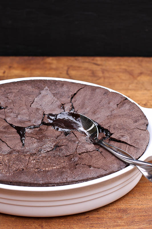 The Merry Gourmet chocolate brownie pudding | the merry gourmet