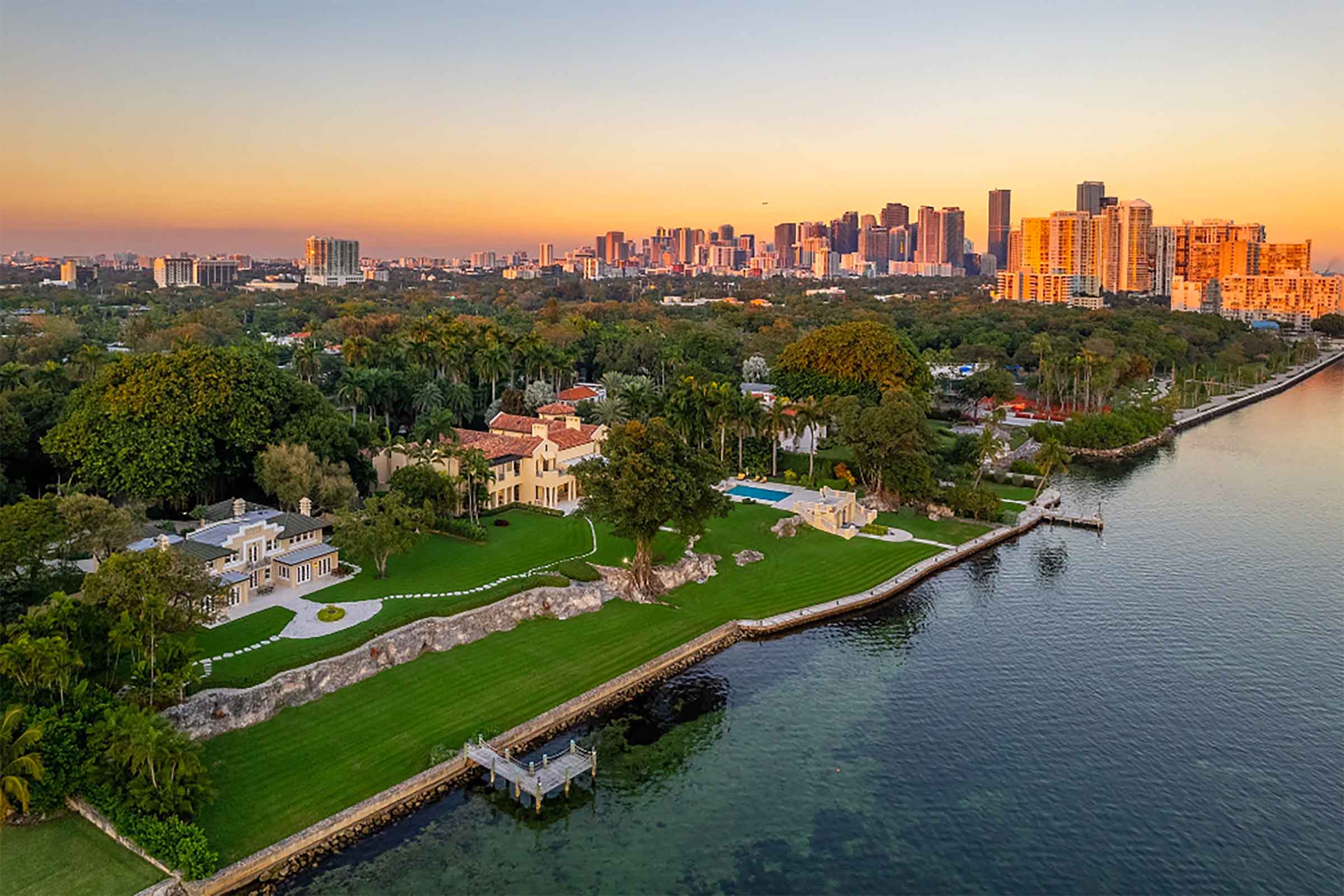 Record-Breaking Sale: Ken Griffin Pays $107 Million For Adrienne Arsht's Coconut Grove Waterfront Compound - Miami Luxury Homes