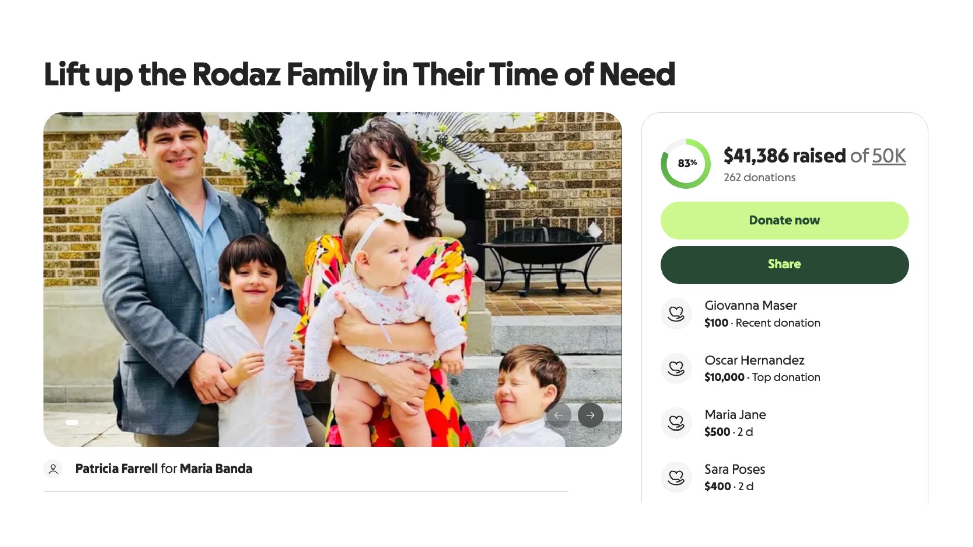 GoFundMe Launched to Help Daughter of Miami's Area Stage Founders