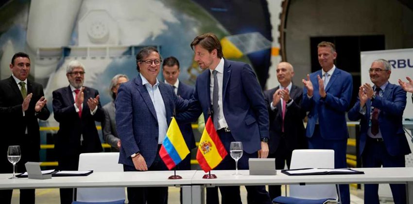 Gobierno firma acuerdo con Airbus para dinamizar la industria aeroespacial y potenciar capacidades t | MINCIT - Ministerio de Comercio, Industria y Turismo