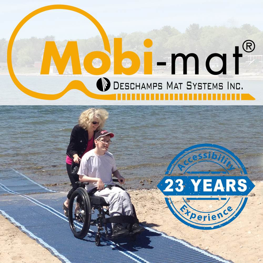 Mobi-Mat® Portable and removable roll out mat by DMS Inc.