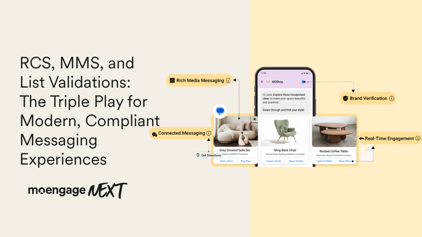 RCS, MMS, and List Validations: The Triple Play for Modern, Compliant Messaging Experiences | MoEngage