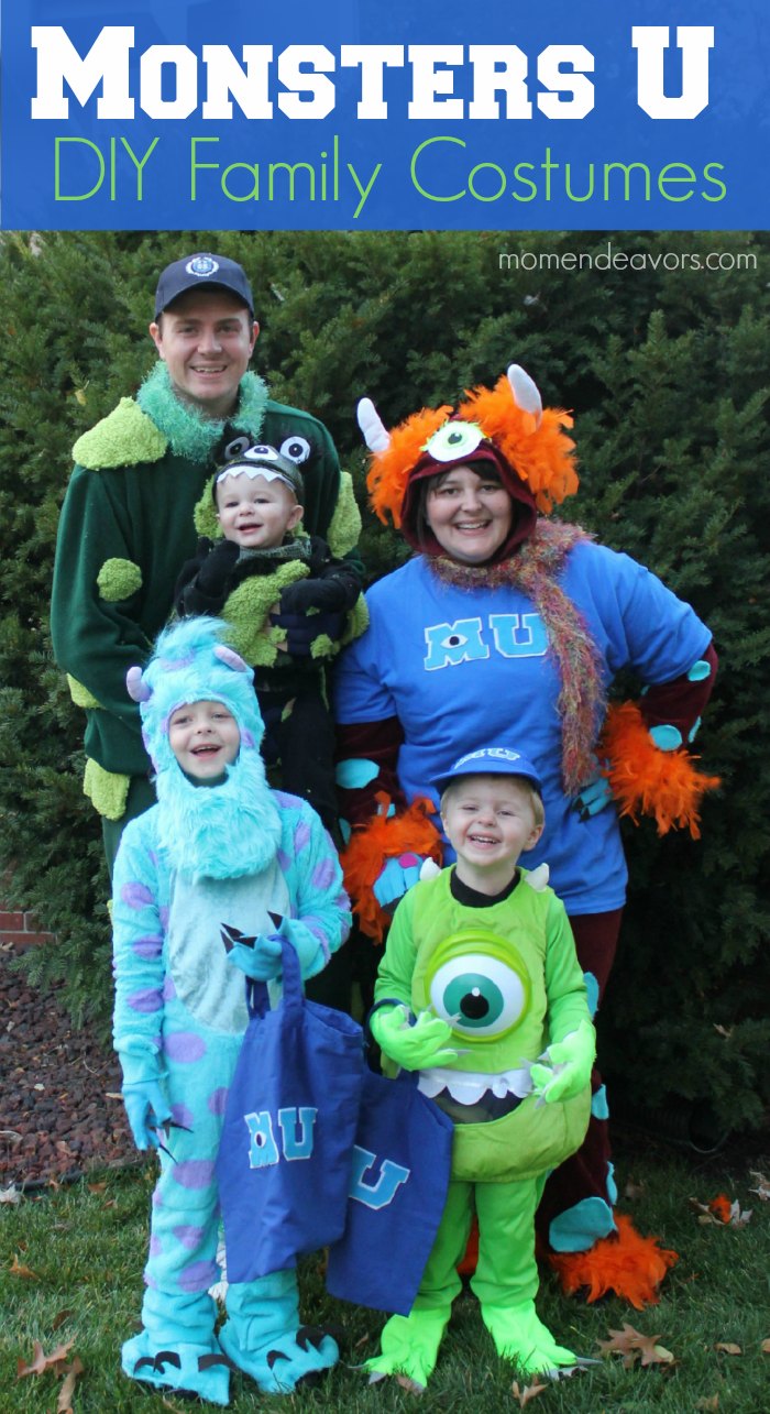 DIY Monsters University Family Costumes - Mom Endeavors