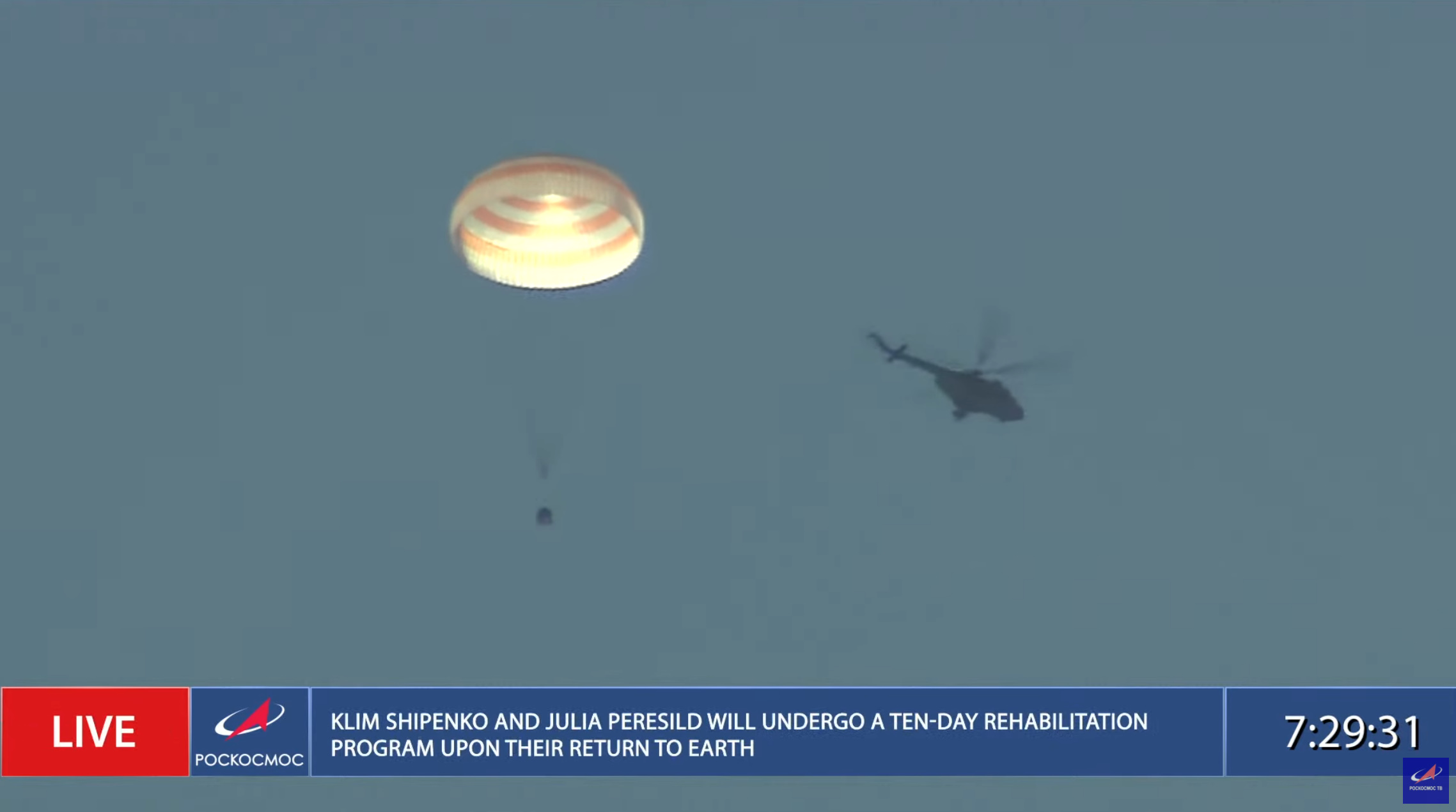 Soyuz MS-18 touchdown in Kazakhstan - NASASpaceFlight.com