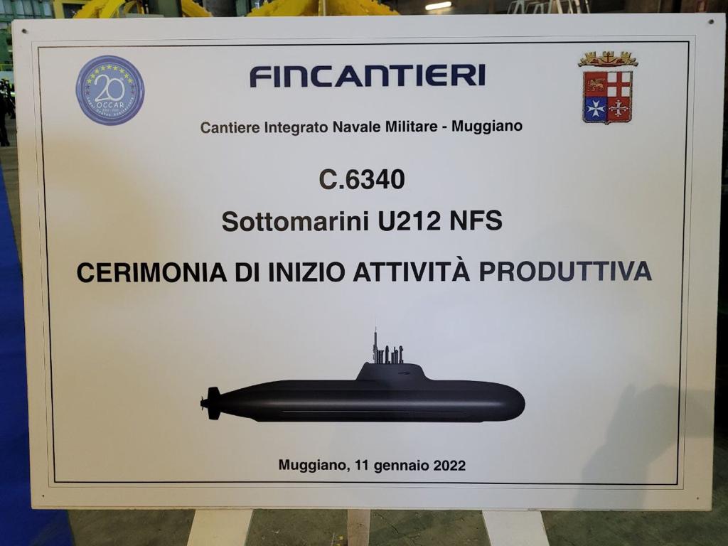 First Details About the Italian Navy's U212 NFS - Naval News
