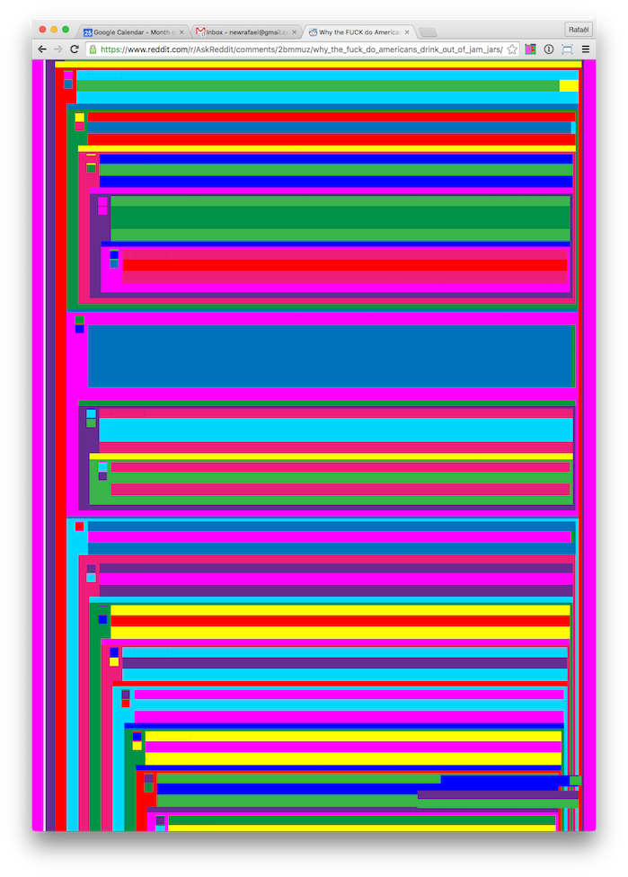 Notes on Abstract Browsing - Rafaël Rozendaal