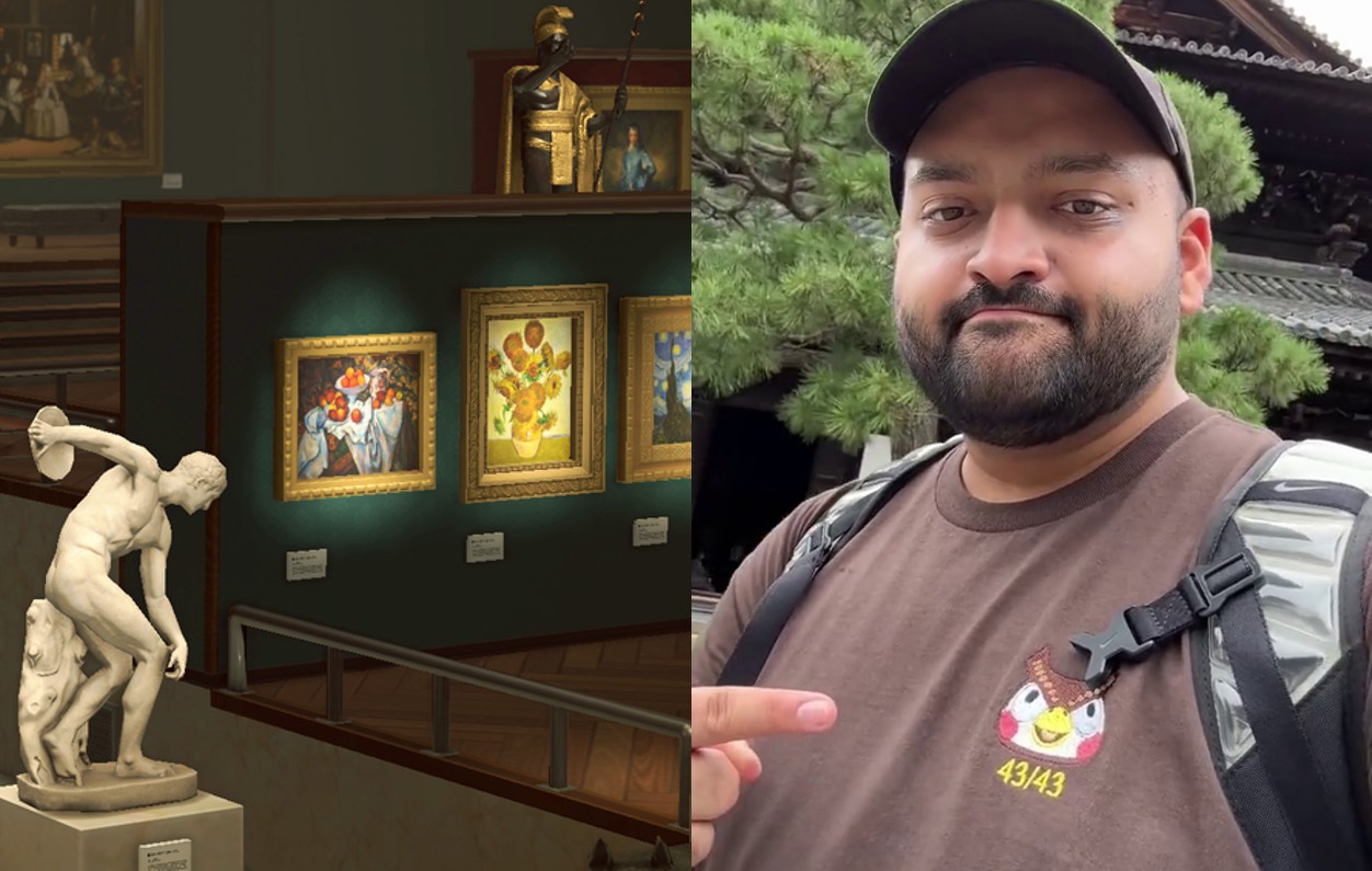 'Animal Crossing' fan travels to see all of its artwork in real life