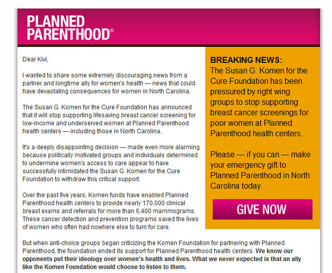 The Accidental Rebranding of Komen for the Cure - Nonprofit Marketing Guide (NPMG)