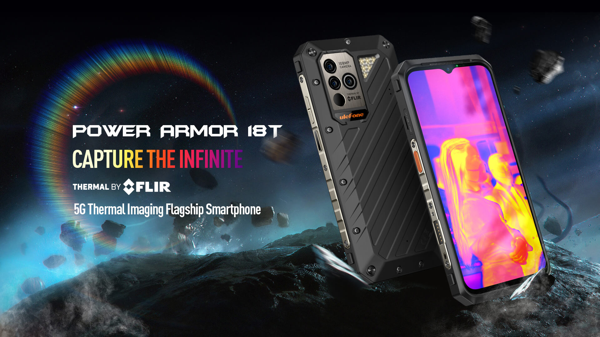 Le Power Armor 18T d'Ulefone est le nouveau smartphone phare à imagerie thermique 5G de la marque - NotebookCheck.biz News