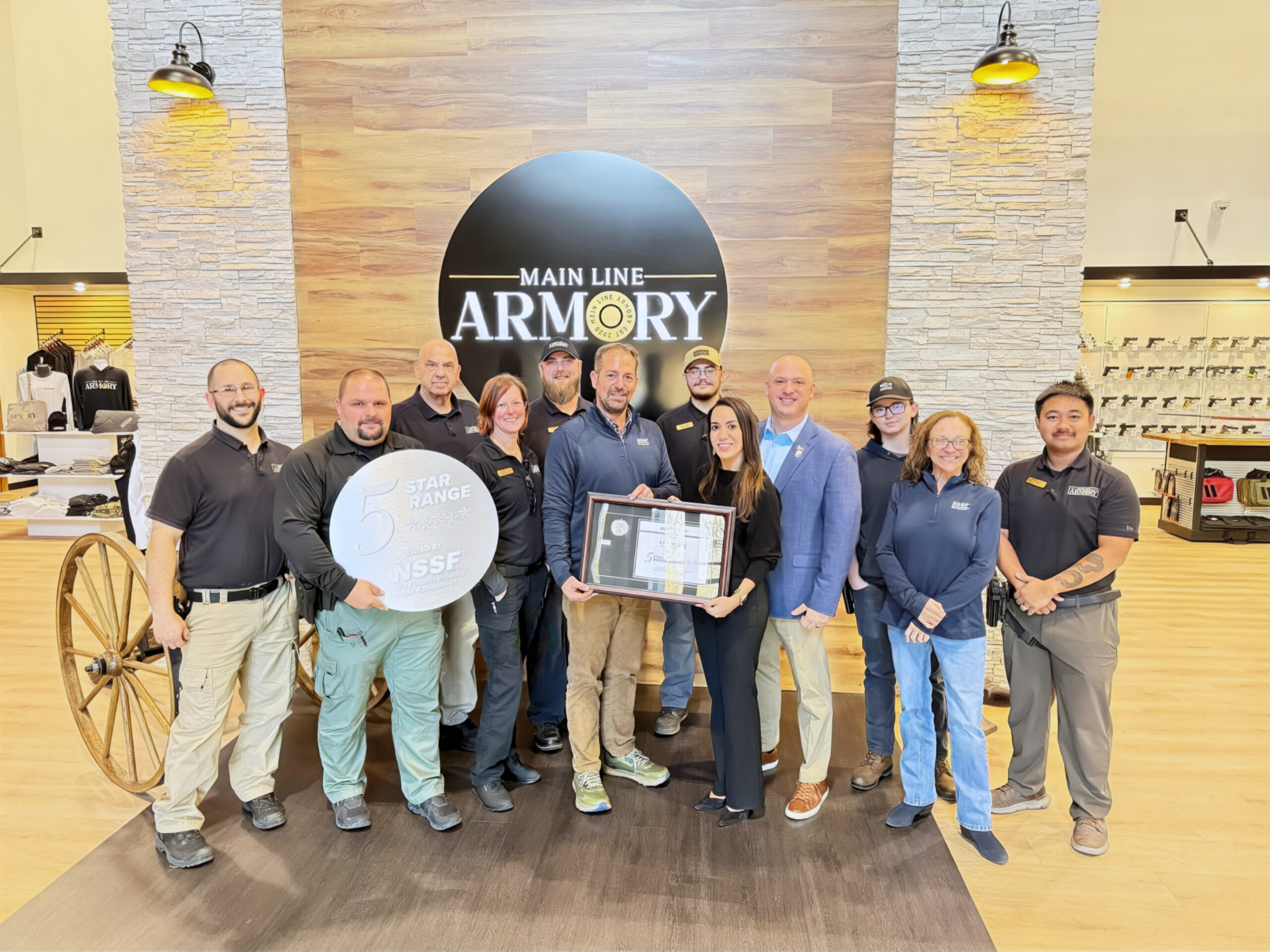 Main Line Armory Garners NSSF’s Five-Star Range Rating • NSSF