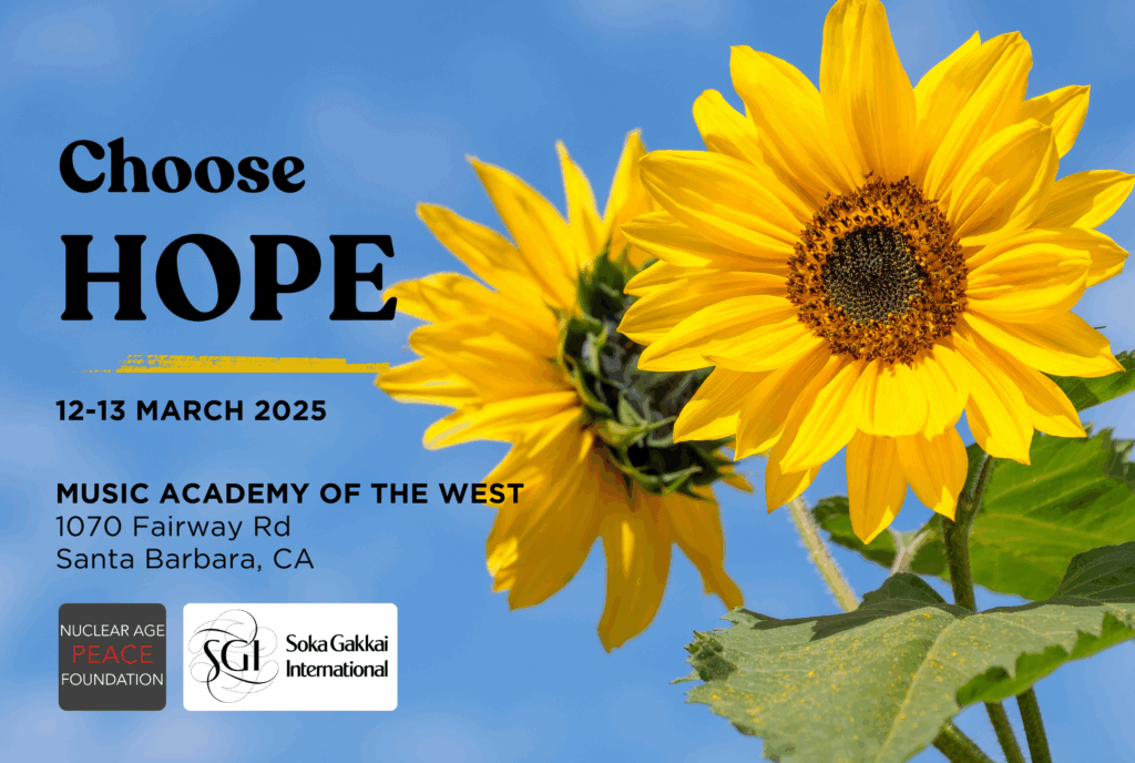 Full Text: Choose Hope Symposium Declaration - Toward A Nuclear Free World