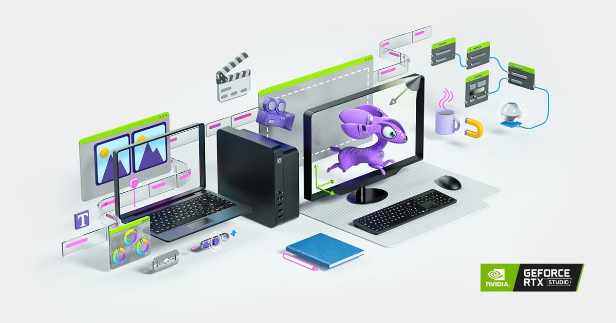 Laptops and PC Desktops with RTX Graphics | NVIDIA Studio