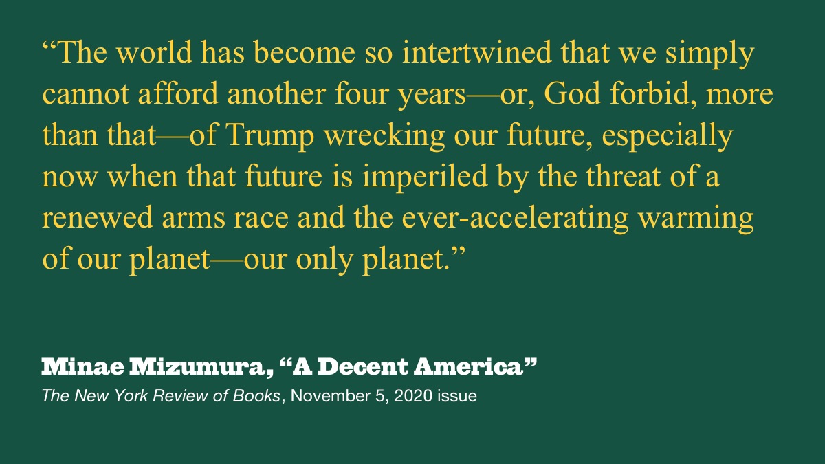 A Decent America | Minae Mizumura | The New York Review of Books