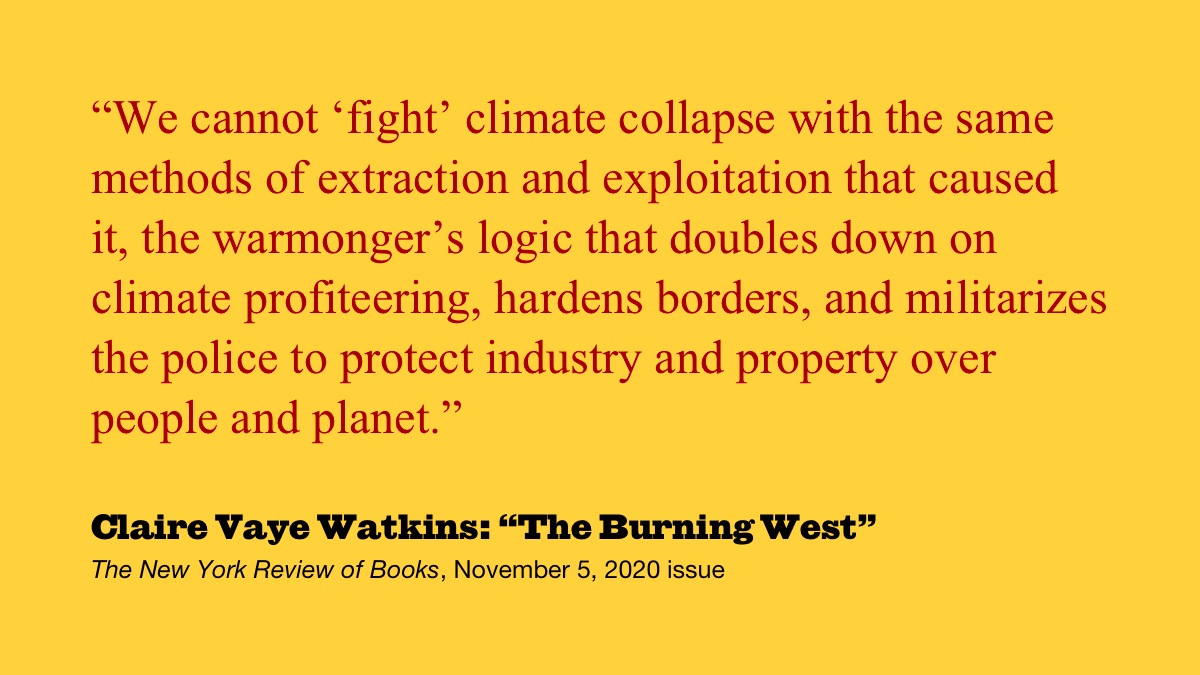 The Burning West | Claire Vaye Watkins | The New York Review of Books