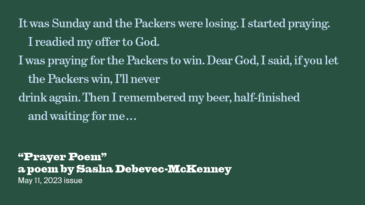 Prayer Poem | Sasha Debevec-McKenney | The New York Review of Books