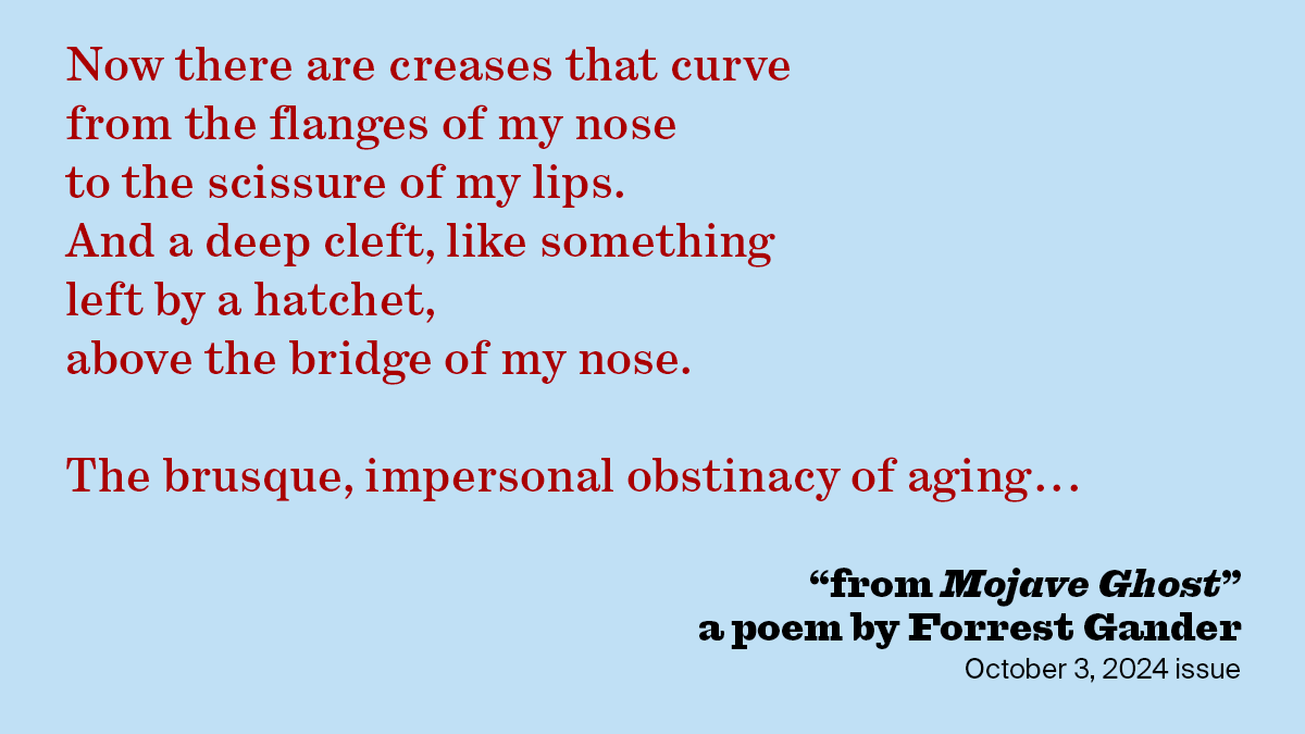 from Mojave Ghost | Forrest Gander | The New York Review of Books