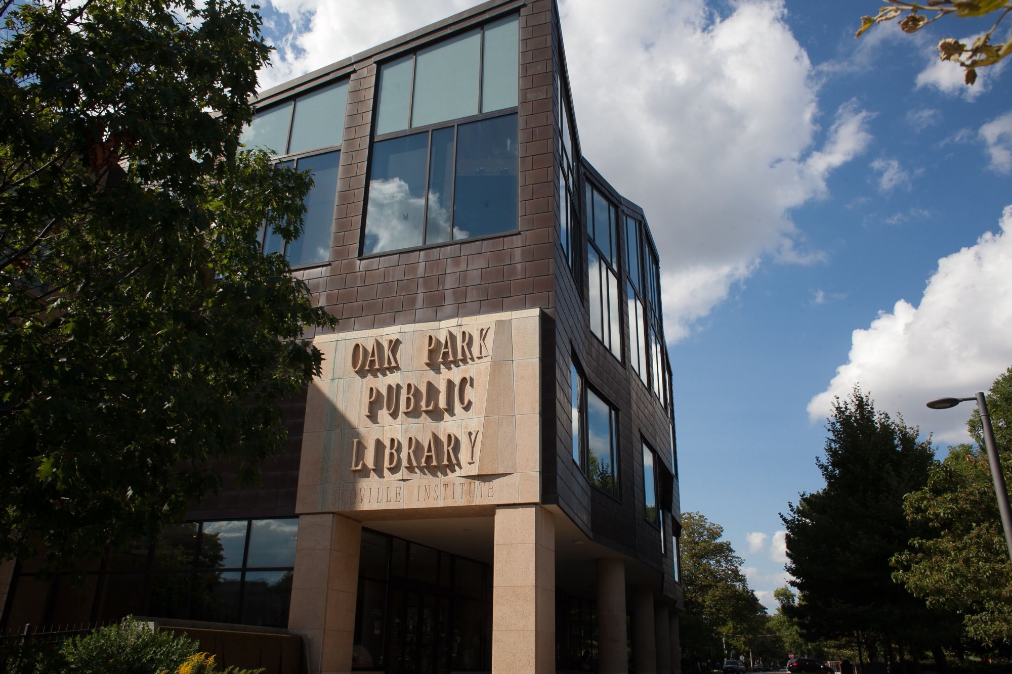Oak Park library reopens after online threats of violence - Wednesday Journal