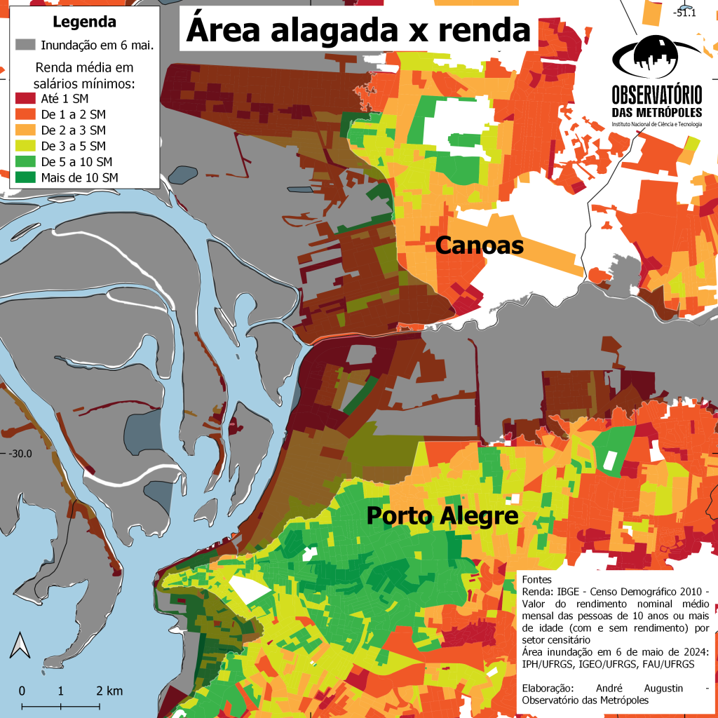 Núcleo Porto Alegre analisa os impactos das enchentes na população pobre e negra do Rio Grande do Sul - Observatório das Metrópoles