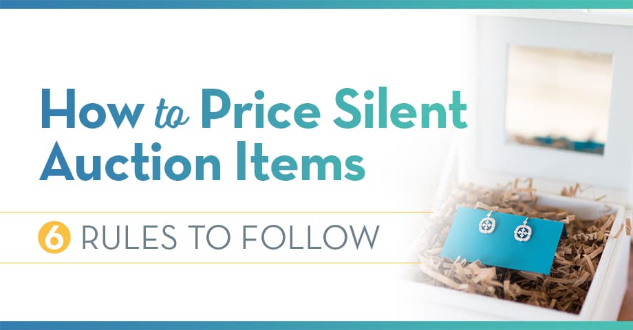 How to Price Silent Auction Items (& Raise More) in 5 Steps