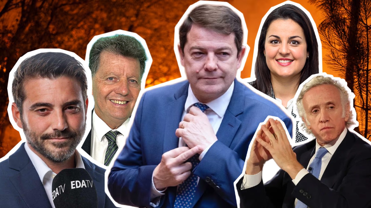 Incendios y propaganda: La Junta de Castilla y León riega con dinero público a los medios que culpan a Sánchez - Pandemia Digital