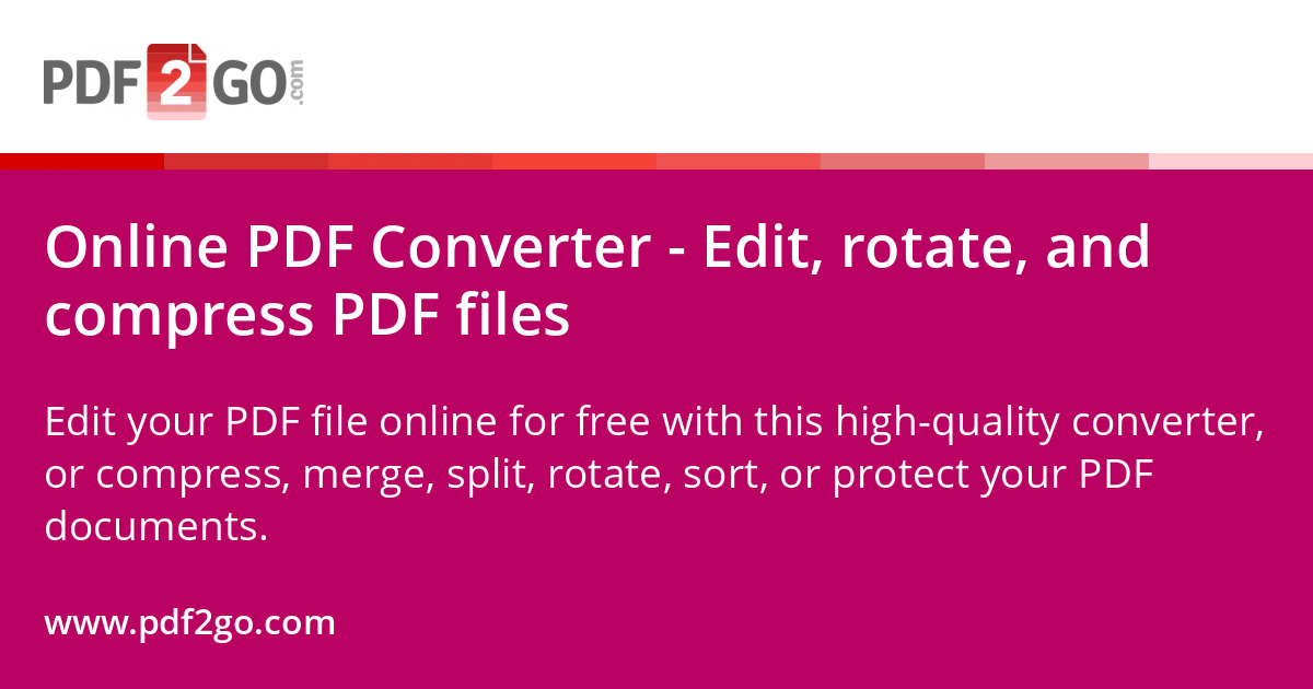 Sort and delete PDF - Reorder and remove PDF pages