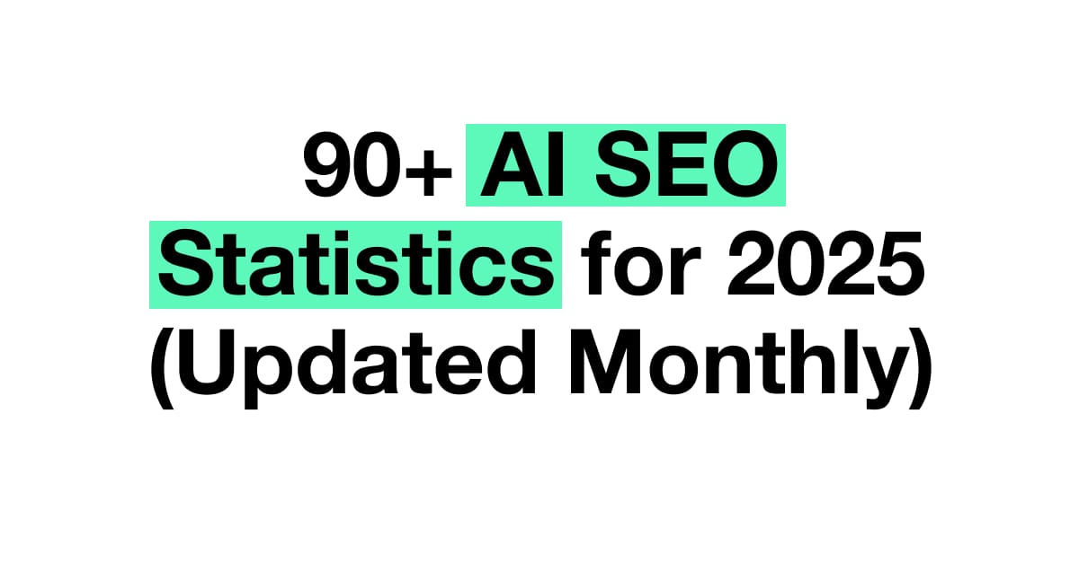 100+ AI SEO Statistics for 2026 (Updated February)