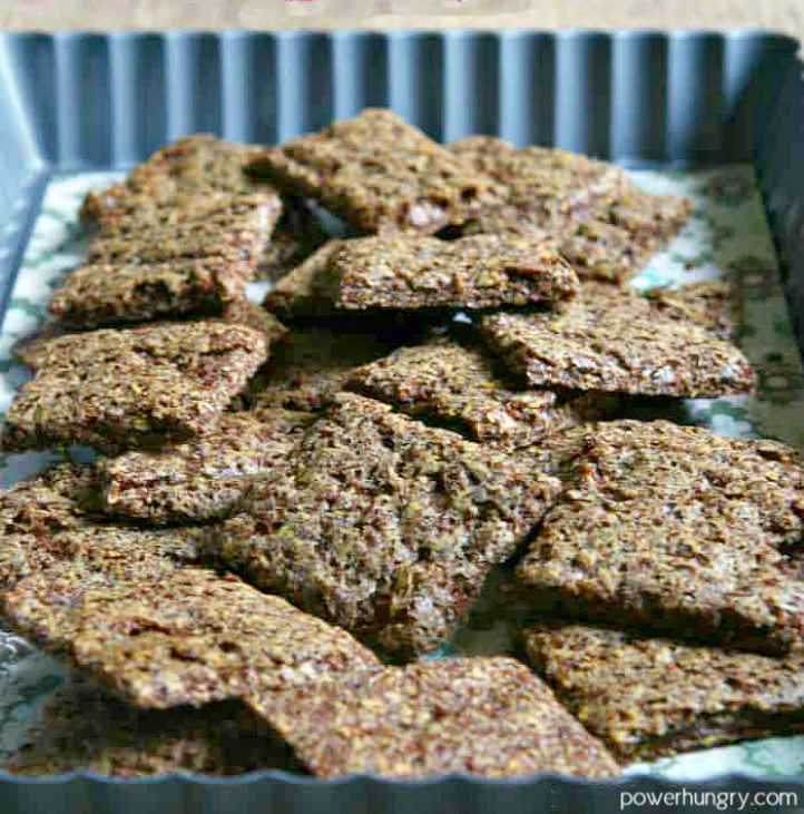 3-Ingredient Teff Crackers {Gluten-Free, Vegan} | power hungry