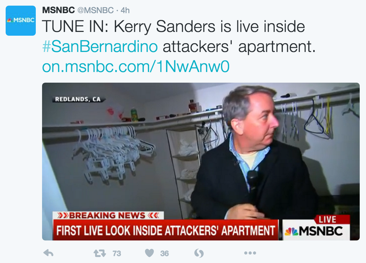 Yes, reporters should go into the apartment, but don't broadcast it live - Poynter