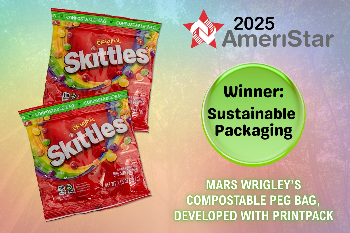 Composting the Rainbow: Mars and Printpack Win Sustainable Packaging Award - Printpack