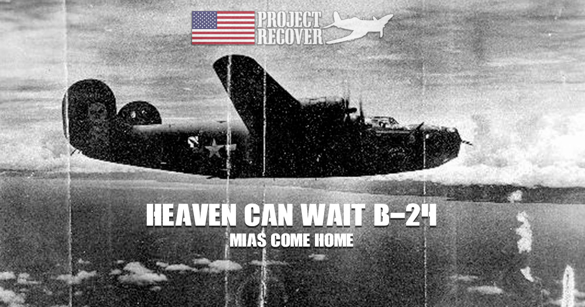 Project Recover Locates WWII B-24 Bomber, Heaven Can Wait