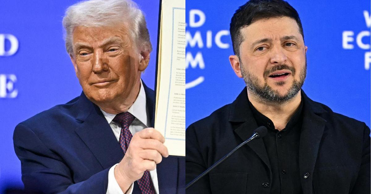 A Davos il giorno di Zelensky: prima l'incontro con Trump, poi le parole dure sull'Europa