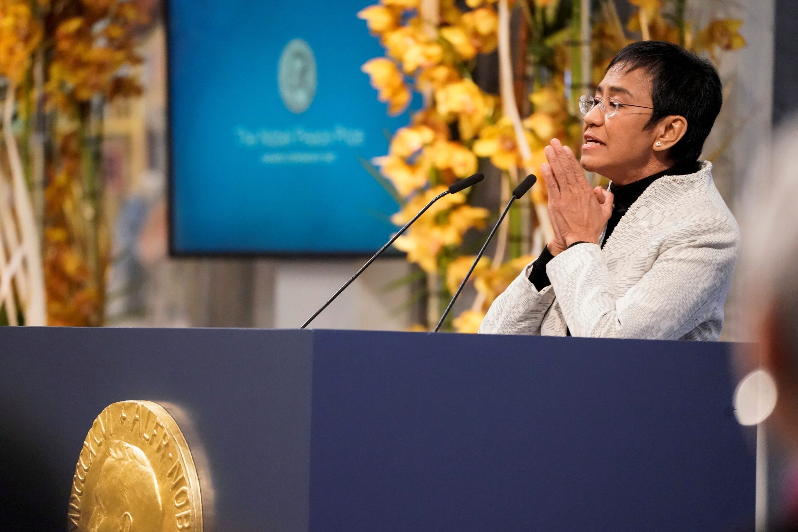 Rappler's Maria Ressa makes history, receives Nobel Peace Prize in Oslo