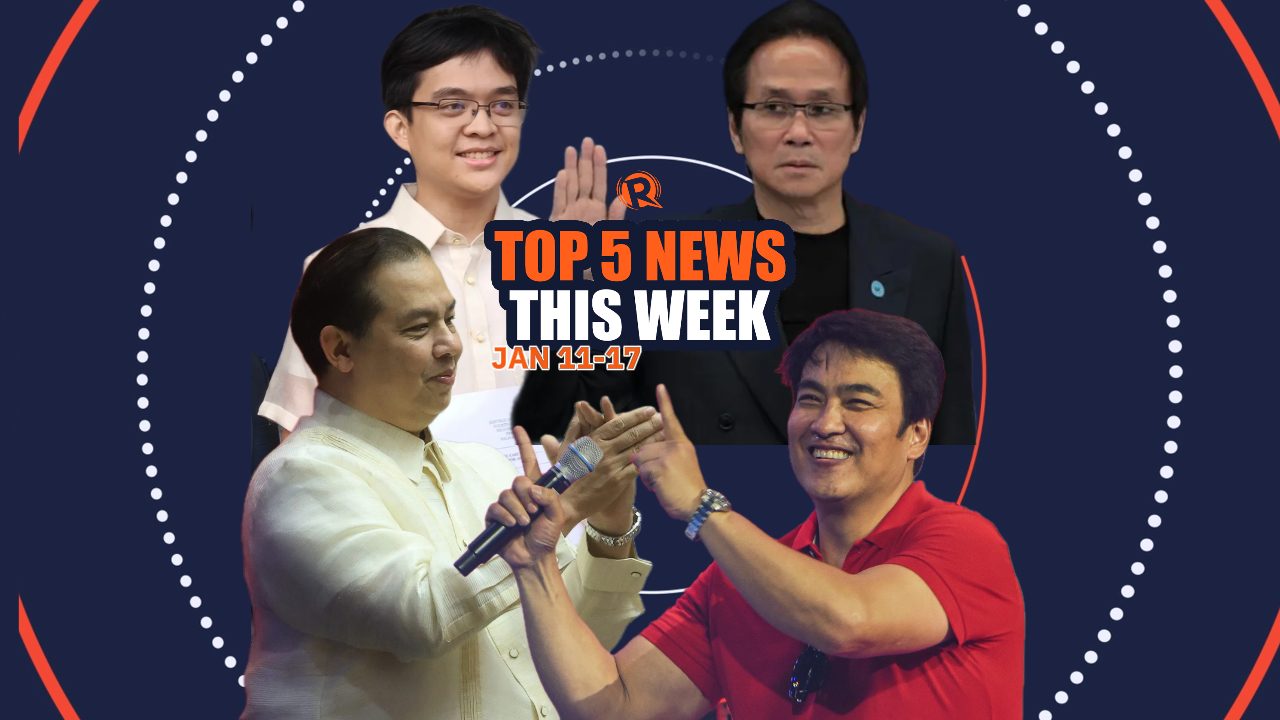 Top 5 News This Week: Martin Romualdez, Atong Ang, Bong Revilla, Leandro Leviste