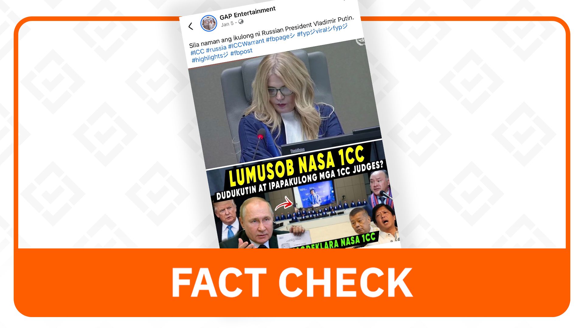 FACT CHECK: Russia not planning to jail ICC judges over Duterte’s case