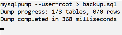 Backing up MySQL Part 3: mysqlpump - Simple Talk