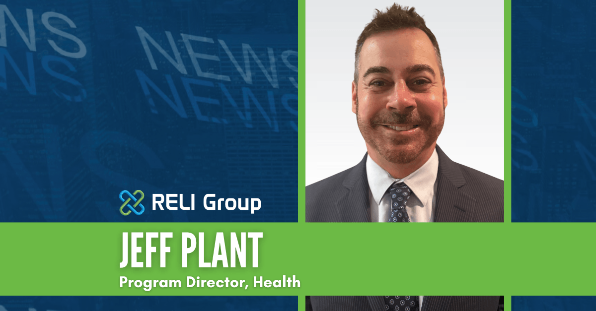 RELI Welcomes Jeff Plant as Health Program Director | RELI Group Inc.