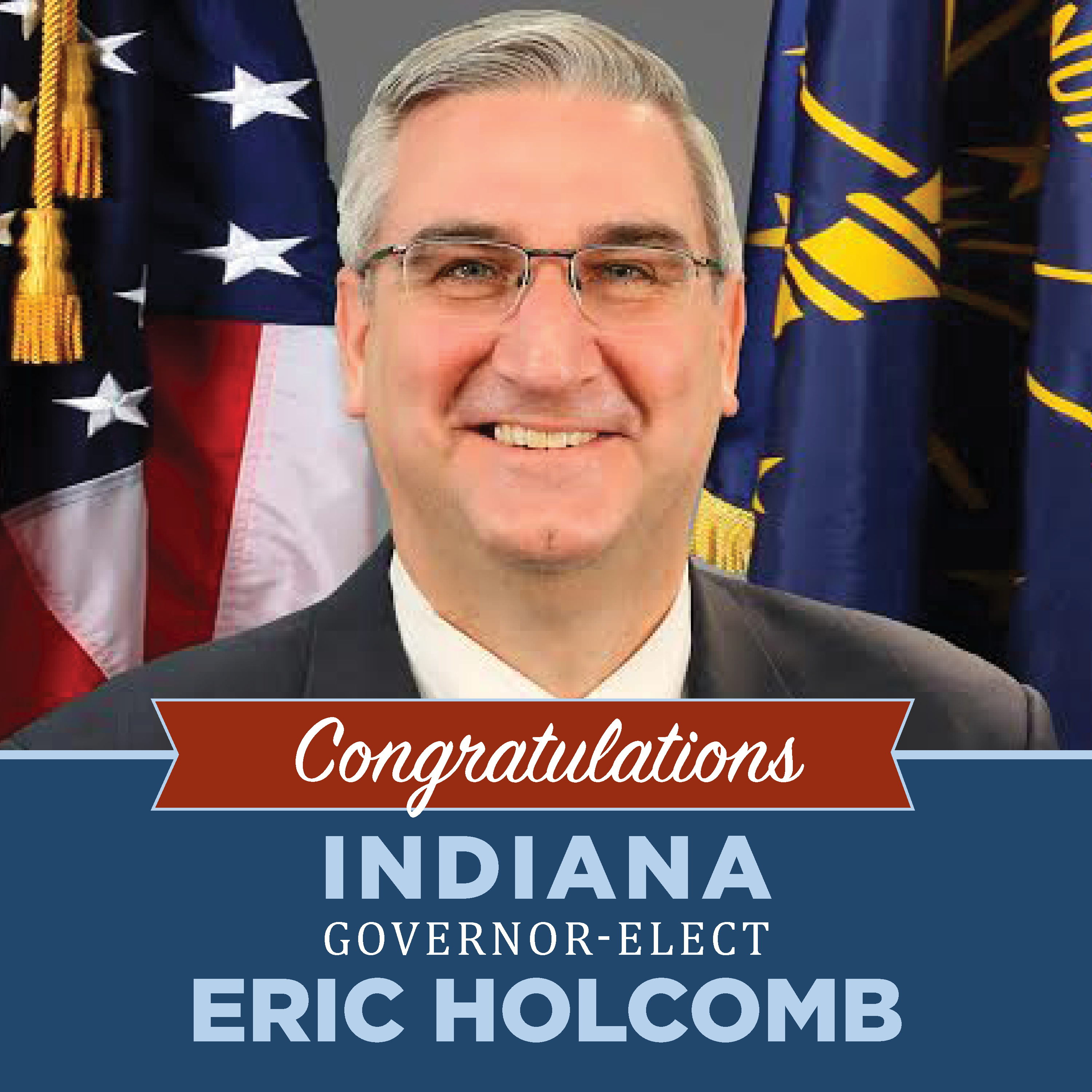 RGA Congratulates Indiana Governor-Elect Eric Holcomb