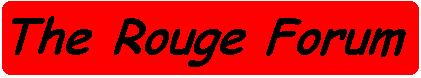 Rouge Forum Posters
