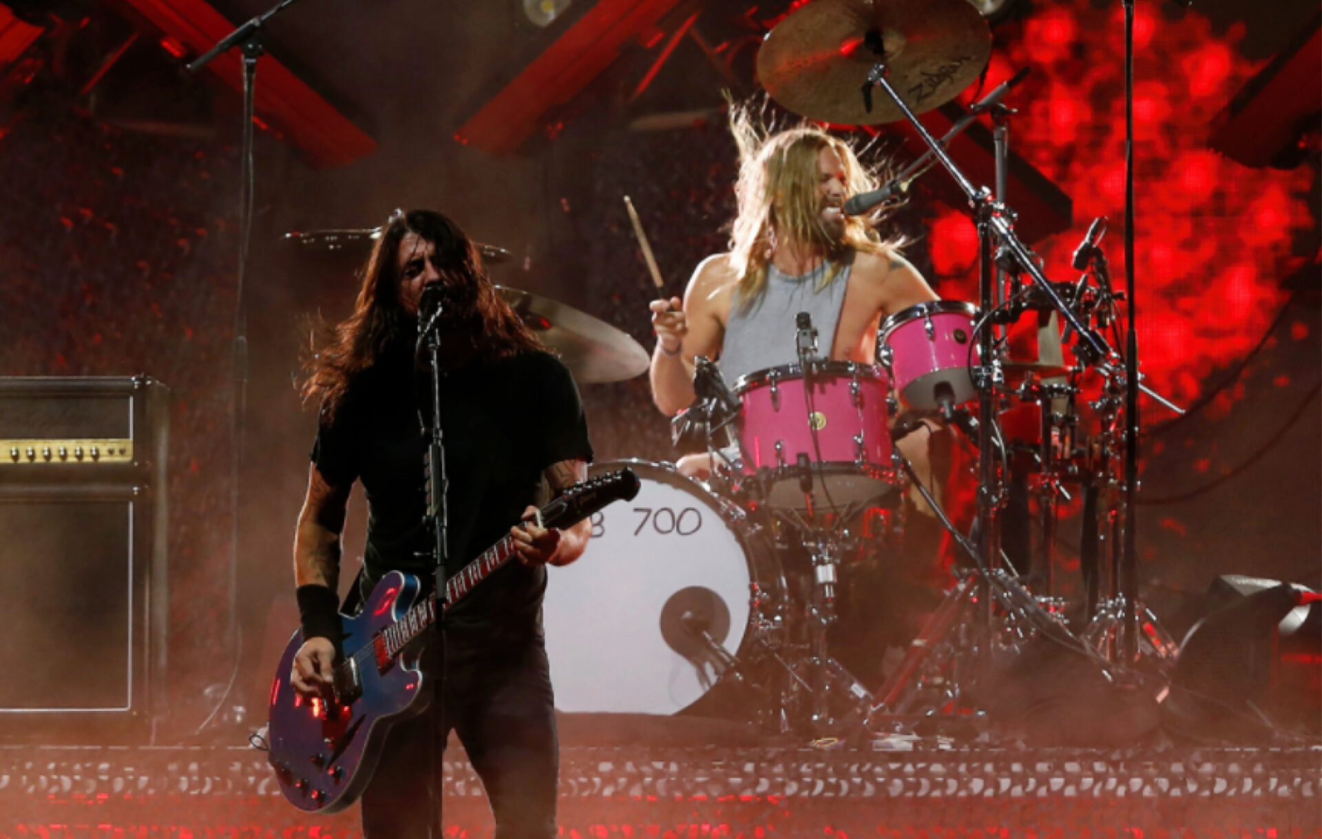 Grammys pay tribute to Taylor Hawkins as Foo Fighters sweep awards