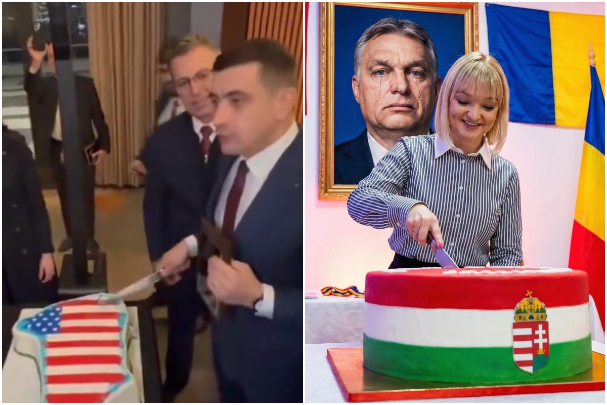 Lidia Vadim Tudor calcă pe urmele lui George Simion și recreează "episodul tortului". Fiica Tribunului apare într-o poză creată cu AI în care taie un tort glazurat în steagul Ungariei