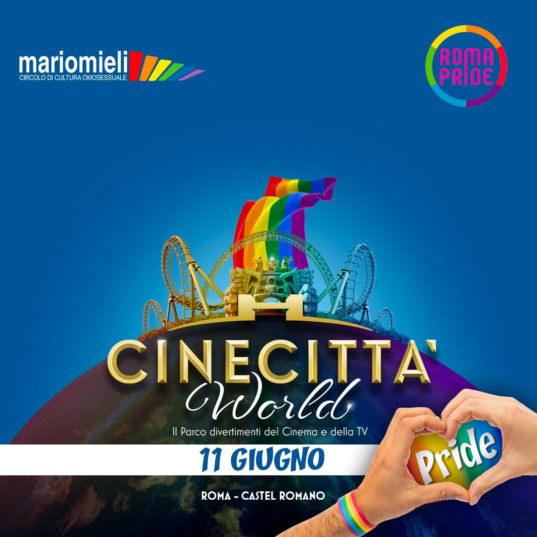 Cinecittà Pride Party domenica 11 giugno