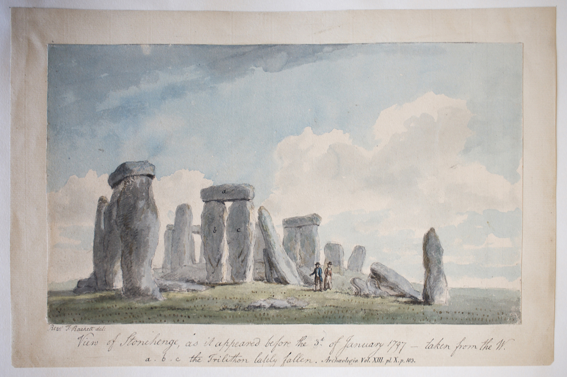 The Great Fall at Stonehenge in January 1797 - Society of Antiquaries of London