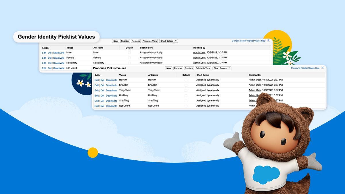 Salesforce Products Get More Inclusive with New Gender Identity and Pronoun Data Options - Salesforce