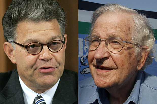 Noam Chomsky vs. Al Franken: Behind the odd progressive divide between senators, intellectuals on Gaza - Salon.com